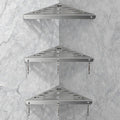 Shower Corner Shelf 304 Stainless Steel Shower Caddy 3 Tier Shower Organizer by Unknown