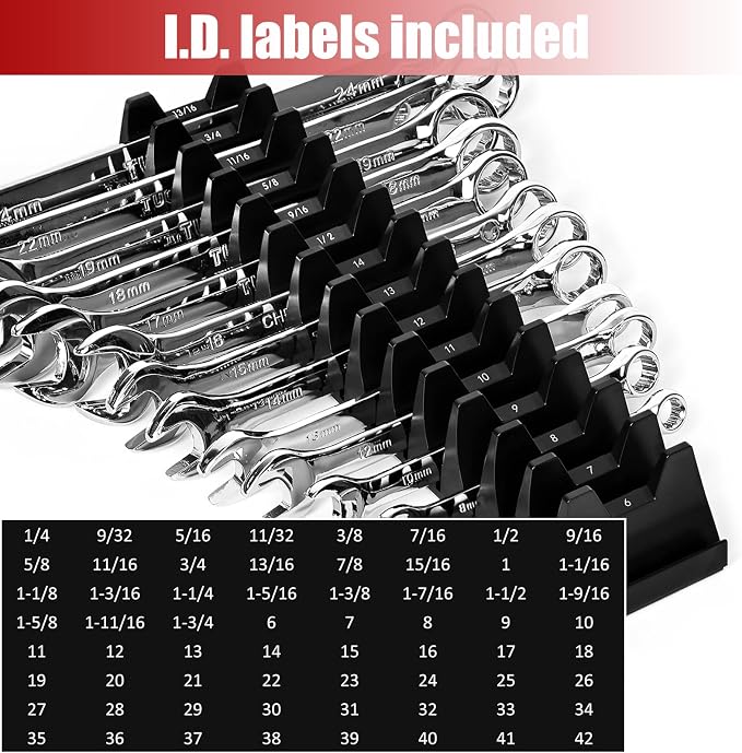 84PCS Magnetic Modular Wrench Organizer Wrench Holder - Image 4