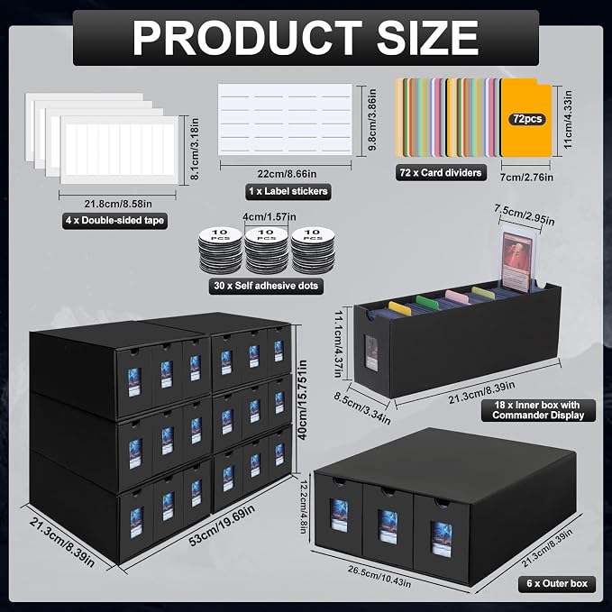 10800+ Card Storage Box, 2000+ Toploader Storage Box - Image 4
