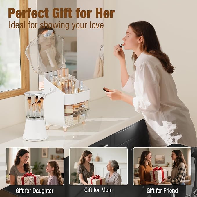 Makeup Organizer Countertop & Makeup Brush Holder - Image 7