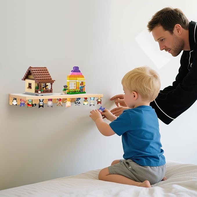 Shelves for Tonies Figures and Legos Building Bricks, 2 in 1 Display Case - Image 6
