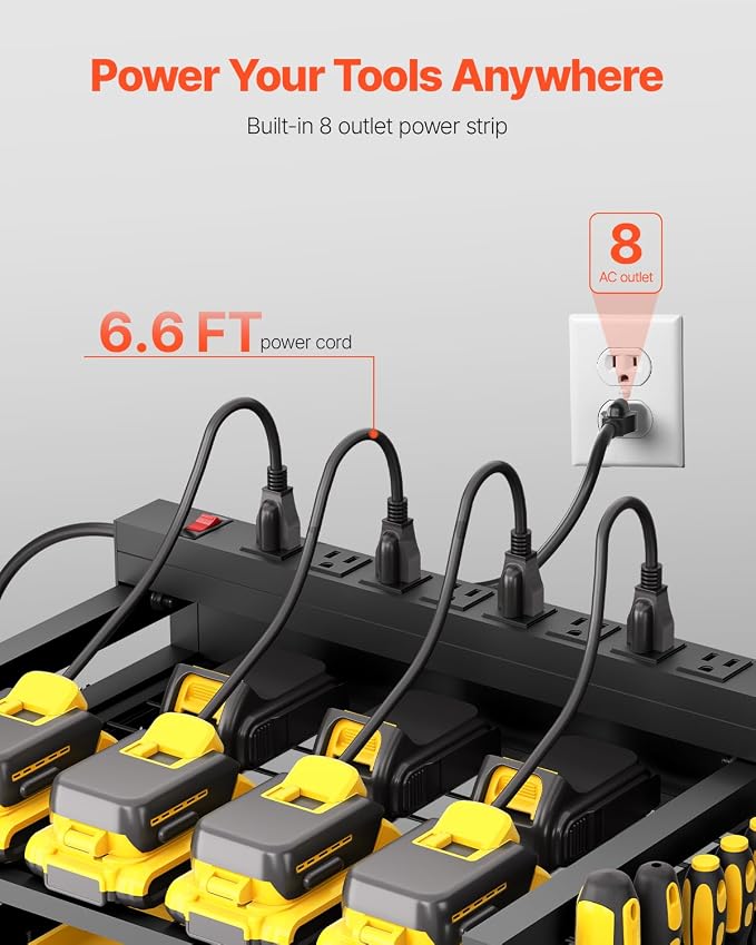 VEVOR 5-Tier Tool Organizer Cart - Image 2