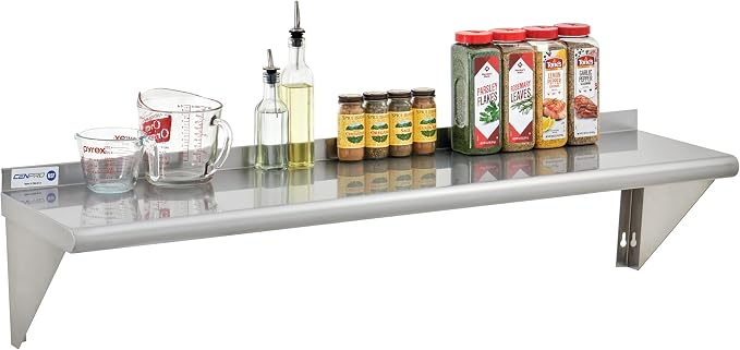 Commercial Wall Shelf - 255 lb. Weight Capacity - Image 2