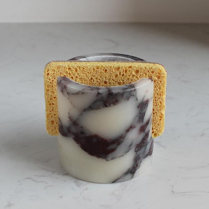 Natural Marble Travertine Sponge Holder - Image 5