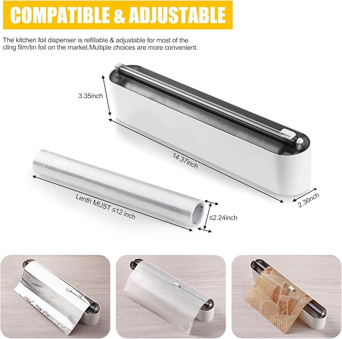 Aluminum Foil & Plastic Wrap Dispenser - Image 4