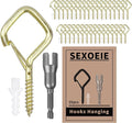 35PCS Eye Screw Hooks for Hanging Heavy Duty by Unknown