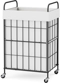 Laundry Hamper with Wheels, 90L Laundry Basket with Handle, Laundry Sorter with by Heeytilly