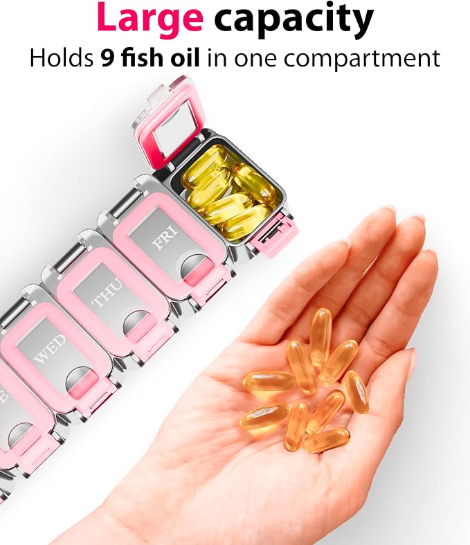 Weekly Pill Organizer 1 time a Day – Pill Box 7 Day - Image 5