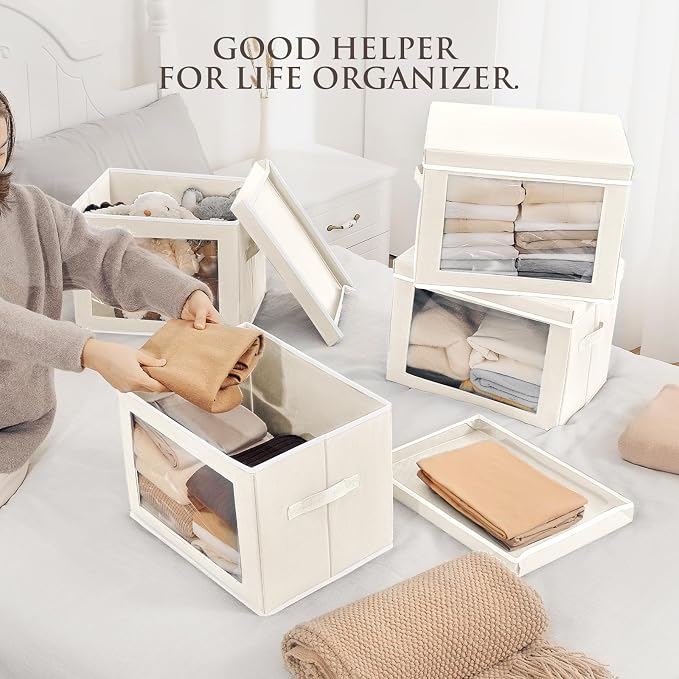 Large Storage Bins with Lids - Image 4