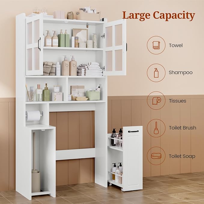 Over The Toilet Storage Cabinet - Image 5