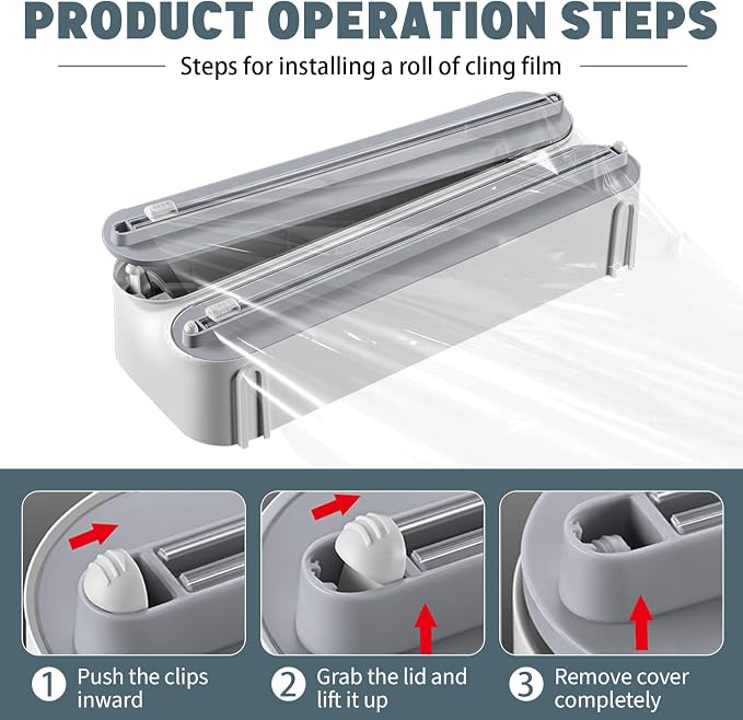 3 in 1 Plastic Wrap Dispenser - Image 5