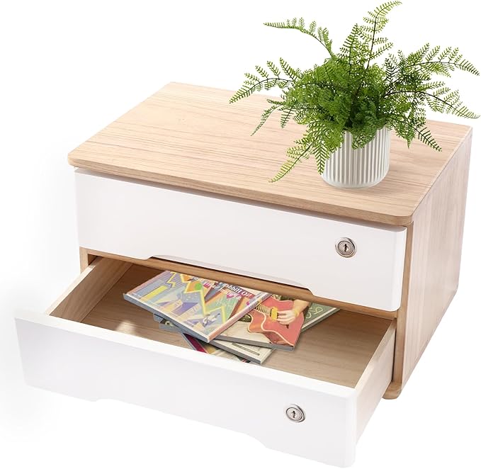 2-Tier Desktop Storage Box by Unknown