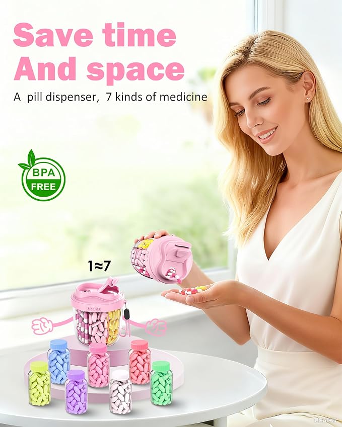 Cute Pill Organizer, Pill Dispenser - Image 6