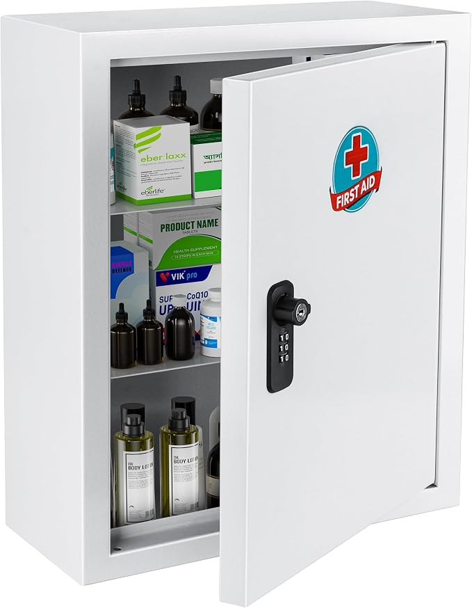 Wall Mounted Metal Medicine Cabinet by Unknown