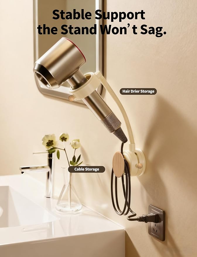 Hair Dryer Holder Wall Mounted - Image 2