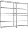 Storage Shelves, 3-Tier Adjustable Metal Industrial Utility Shelf Rack by Unknown