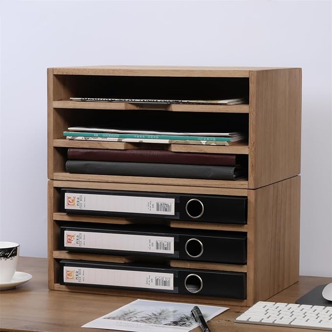 3-Tier Paper Storage Letter Tray File Sorter - Image 7