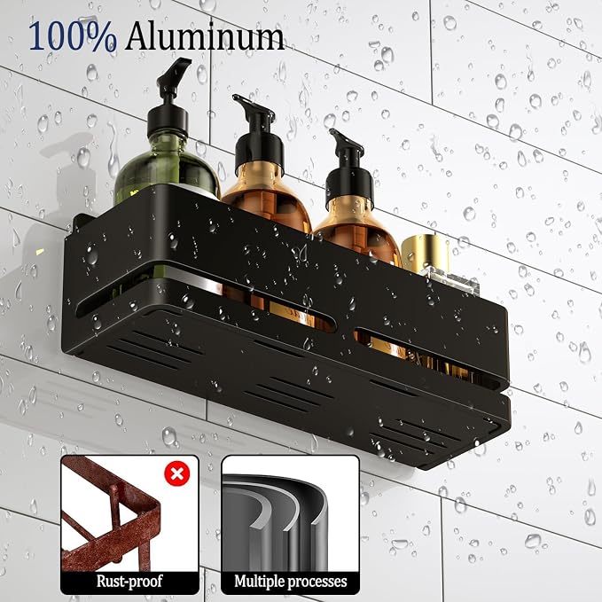 Bathroom Storage Rack, Wall-Mounted Shelf - Image 5