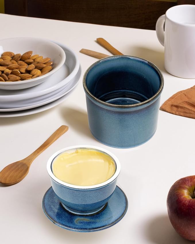 French Butter Dish, Butter Crock - Image 7
