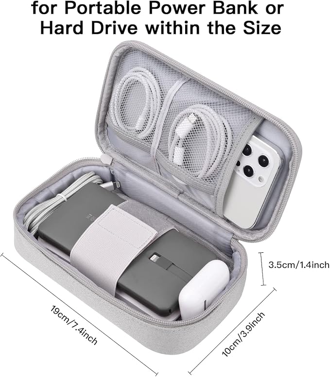 Electronic Organizer Travel Case, Cable Organizer Bag - Image 2