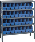 Quantum Storage Systems 1839-203BL Store More Steel Shelving Unit by QuantumStorageSystems
