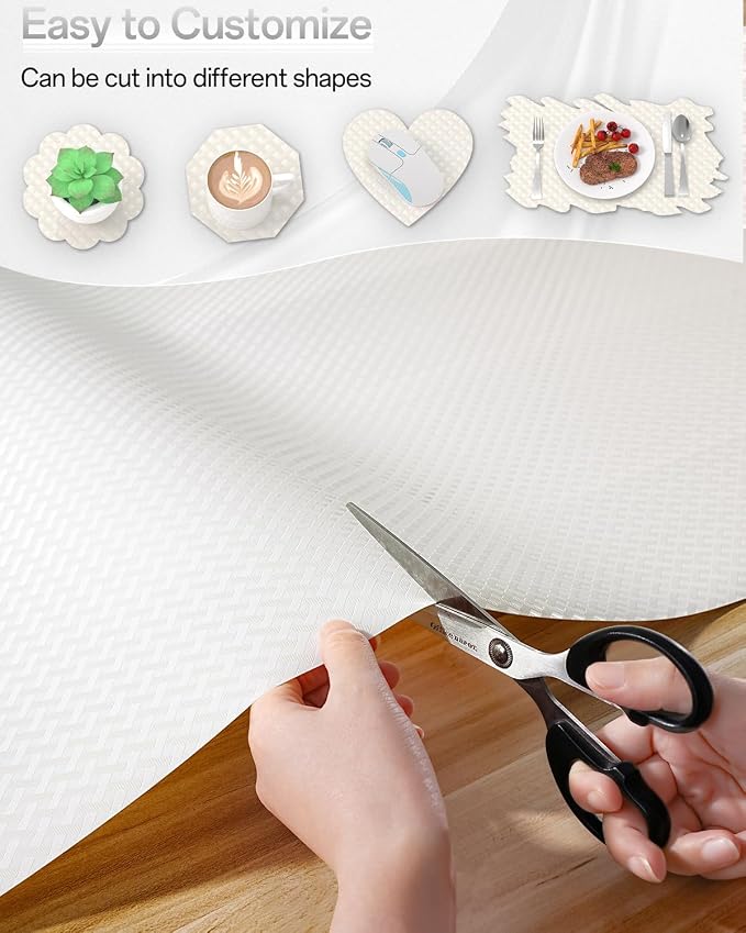 Shelf and Drawer Liner for Kitchen Cabinet, Non-Adhesive 24in x 120in - Image 6