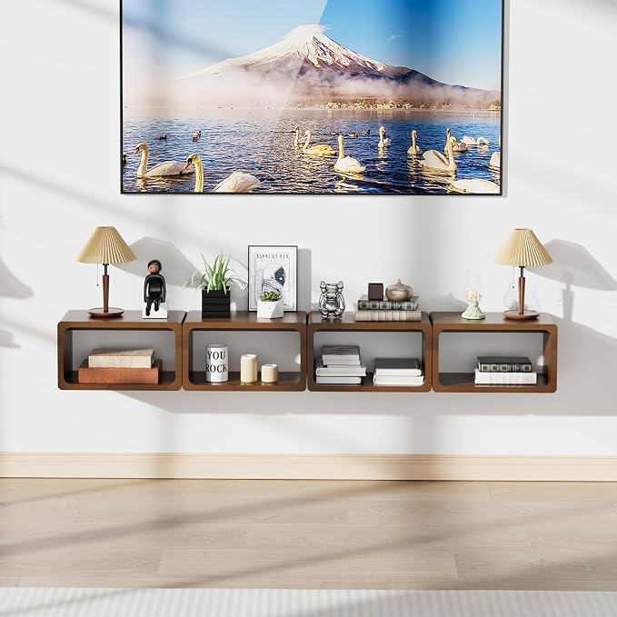 Bamboo Floating Nightstand - Image 6