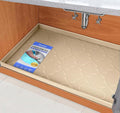 SIKADEER 40" x 19" Under Sink Mat Waterproof, Silicone Mat Kitchen Drawer Shelf by SIKADEER