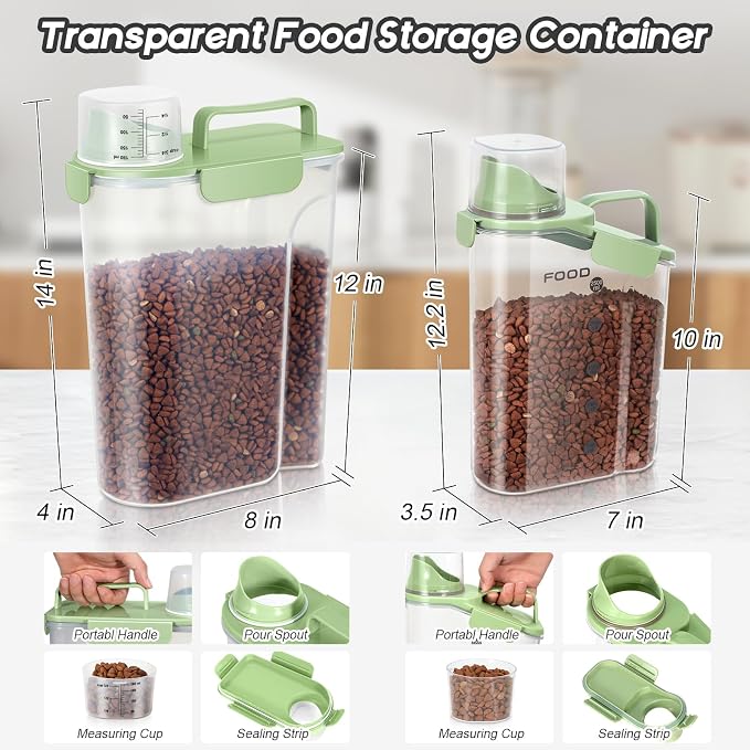 5-7Lbs Dog Cat Food Storage Container - Image 2