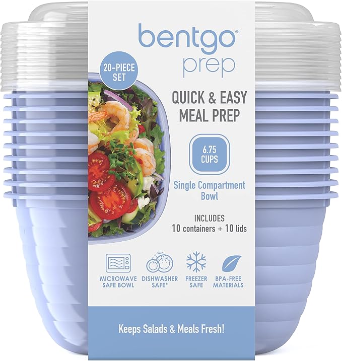Bentgo Prep - 1-Compartment Bowls - Reusable, Microwaveable - Image 7