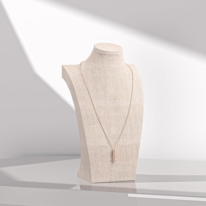Necklace Bust Display Stand, Necklace Holder, Pendant Chain Necklace Organizer - Image 4