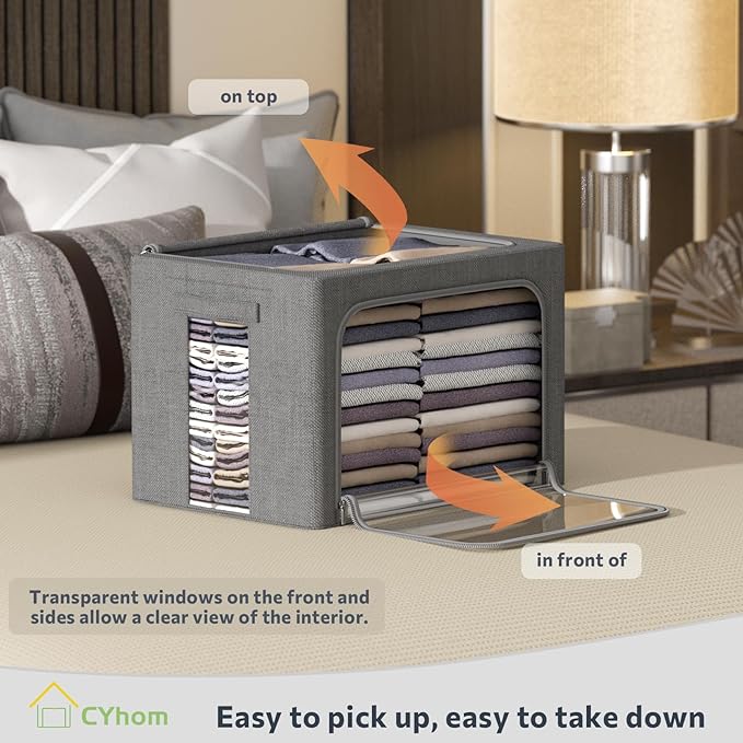 CYhom Extra Large Clothes Storage Bins - Image 2