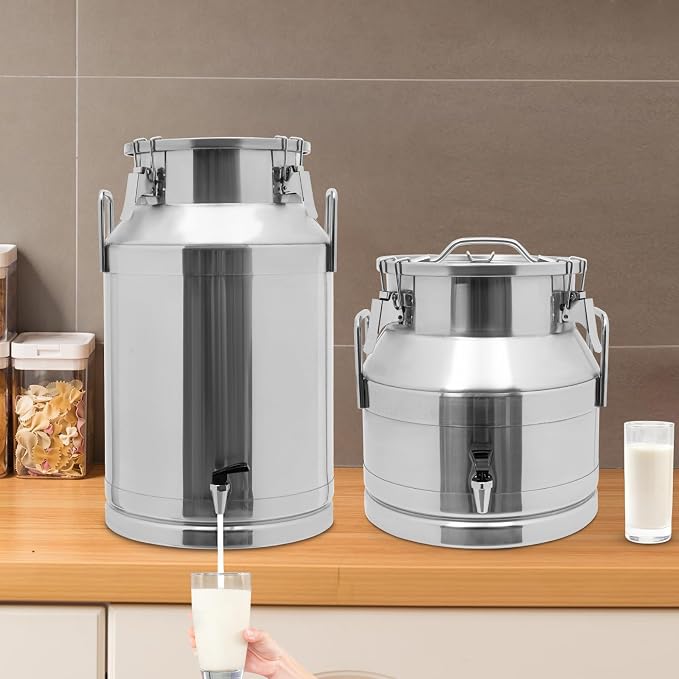 12~60L Heavy-duty 201 Stainless Steel Milk Can - Image 2