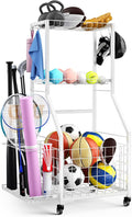 Sports Equipment Garage Organizer, Garage Ball Storage Rack by DUDUXI
