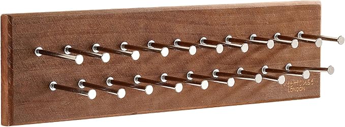 TreeHouse London Tie Rack Organizer – Holds 40 Large Ties – Solid Wood & Sturdy - Image 7