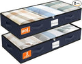 SpaceWhisper 90L Under Bed Storage Containers, Foldable Closet Organizers and by Unknown