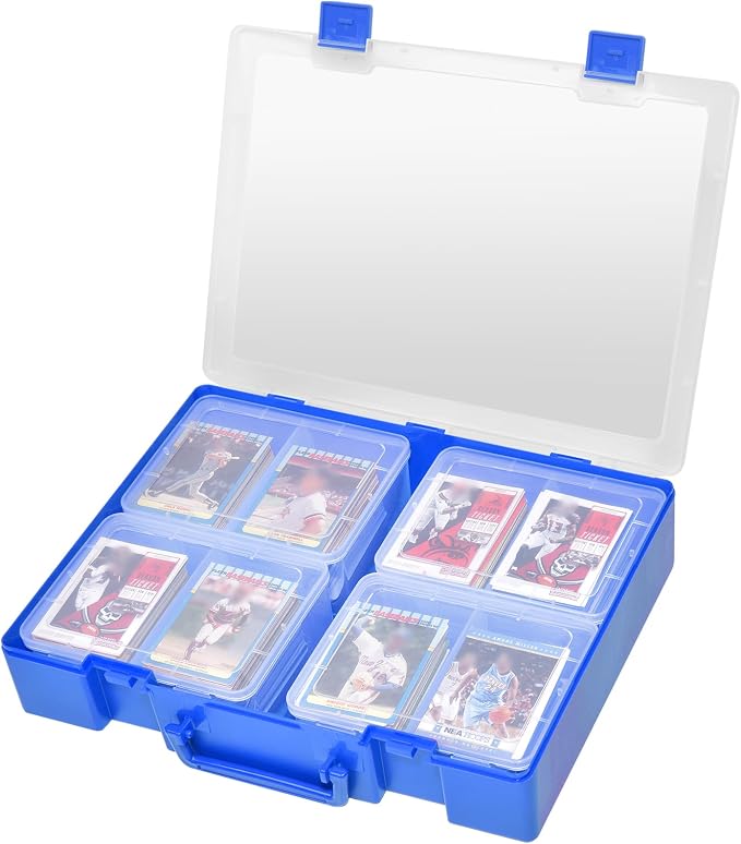 ALCYON 1600+ Baseball Card Storage Box, Sports Cards Holder Organizer Hard by ALCYON