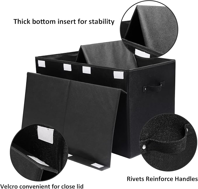 2 Pack Large Toy Box Chest Storage - Image 5