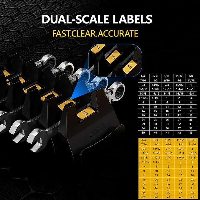 48PCS Magnetic Modular Wrench Organizer Set - Image 5