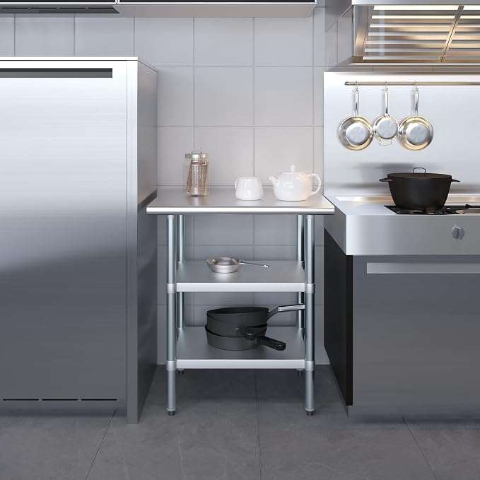 AmGood Stainless Steel Work Table - Image 8