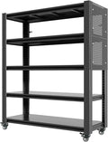 72" H 5 Tier Adjustable Shelving Unit by MATONELL