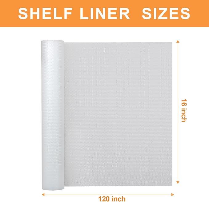 FLPMIX Clear Cabinet Drawer Liner: Translucence Waterproof Refrigerator Shelf - Image 9