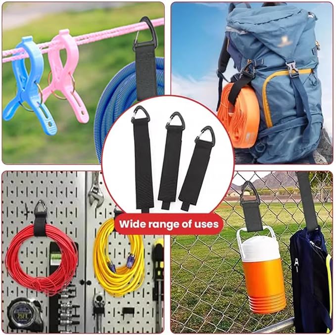 Extension Cord Holder Organizer, 6 Pack inch Heavy Duty Storage Cable Straps - Image 2