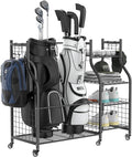 WALMANN Garage Golf Bag Storage Organizer Stand, Extra Large Golf Bag Stand by WALMANN