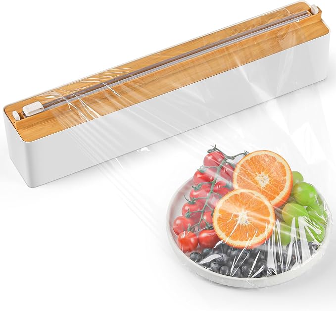 Magnetic Plastic Wrap Dispenser by Quasziwa
