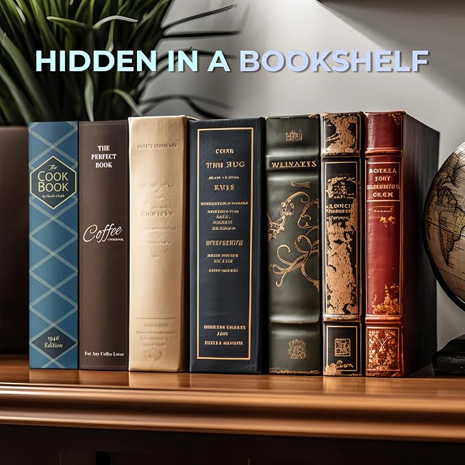 Book Safe with Combination Lock, Hidden Safe with Fireproof Bag, Secret - Image 5