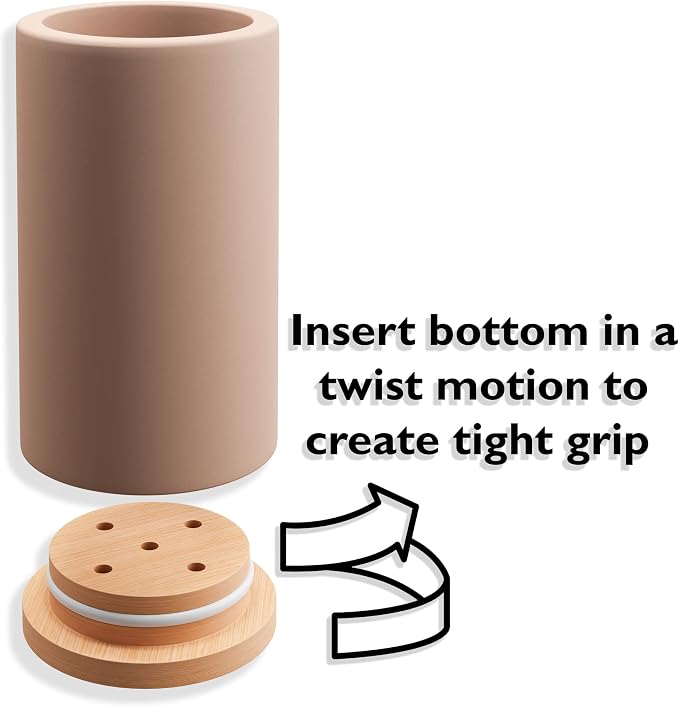 Matani Bamboo Toothbrush Holder Diatomite Tooth Brush Organizer - Image 2