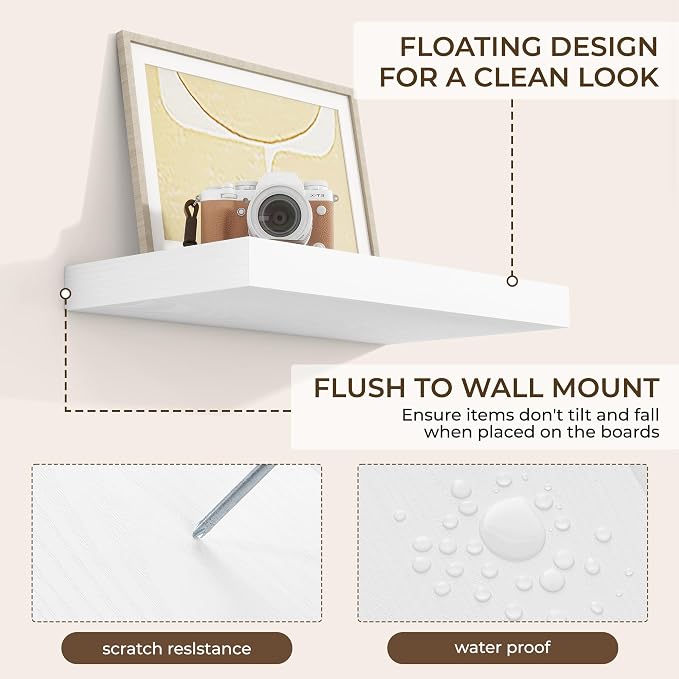 RICHFOCUS 16Inch Floating Shelves - Image 6