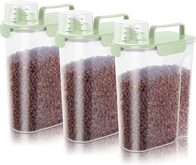 5-7Lbs Dog Cat Food Storage Container by LEAWALK