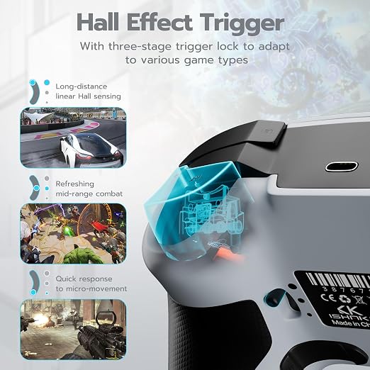 ISHAKO Wireless PC Controller – Gaming Controller - Image 5